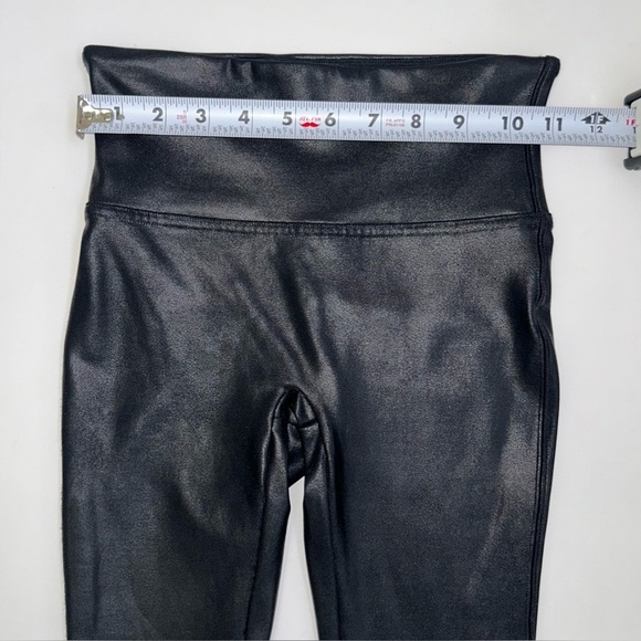 SPANX Faux Leather Shaping Leggings XS High Waist Slimming Control BEST SELLER! - Picture 10 of 13